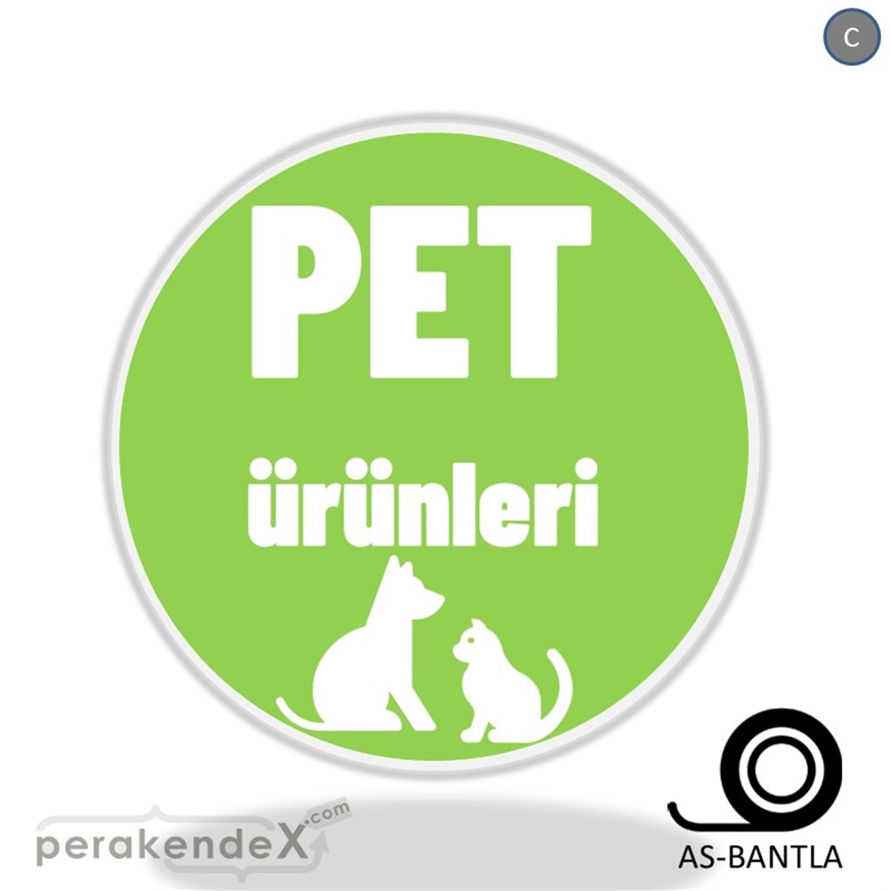 Pet Ürünleri Yazısı SERT PLASTİK POSTER,  AFİŞ -oval,tek yön baskısert plastik poster,  afiş