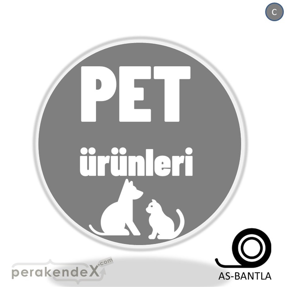 Pet Ürünleri Yazısı SERT PLASTİK POSTER,  AFİŞ -oval,tek yön baskısert plastik poster,  afiş