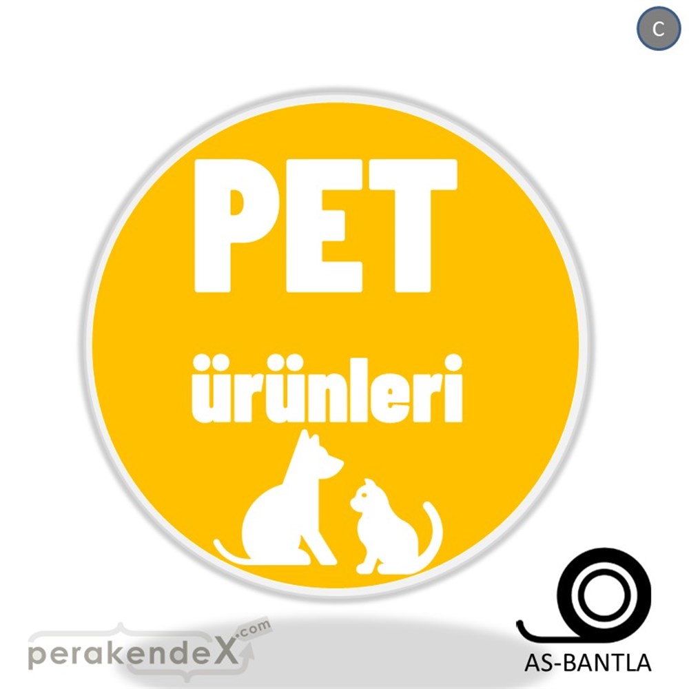 Pet Ürünleri Yazısı SERT PLASTİK POSTER,  AFİŞ -oval,tek yön baskısert plastik poster,  afiş