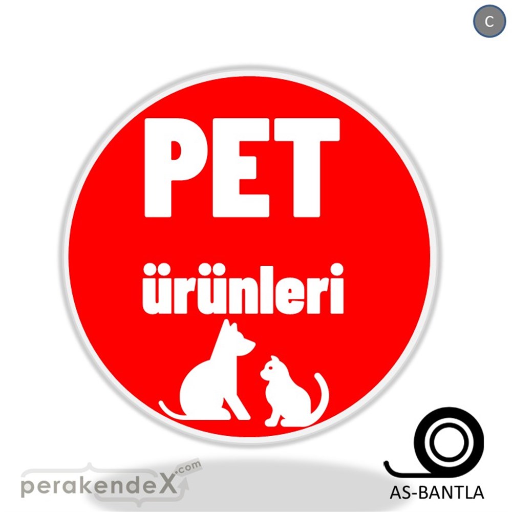 Pet Ürünleri Yazısı SERT PLASTİK POSTER,  AFİŞ -oval,tek yön baskısert plastik poster,  afiş
