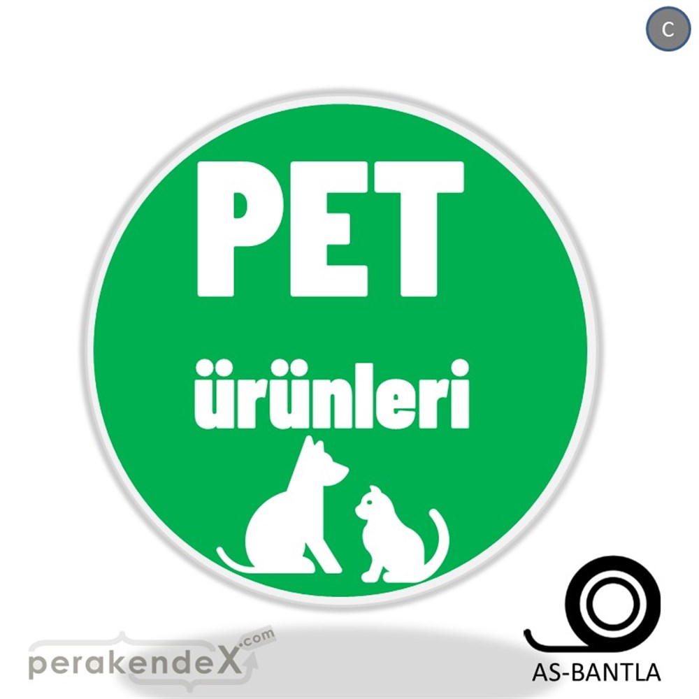 Pet Ürünleri Yazısı SERT PLASTİK POSTER,  AFİŞ -oval,tek yön baskısert plastik poster,  afiş