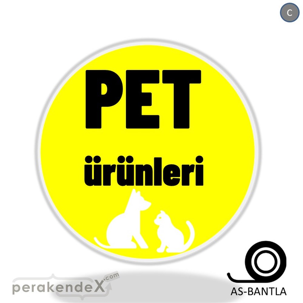 Pet Ürünleri Yazısı SERT PLASTİK POSTER,  AFİŞ -oval,tek yön baskısert plastik poster,  afiş