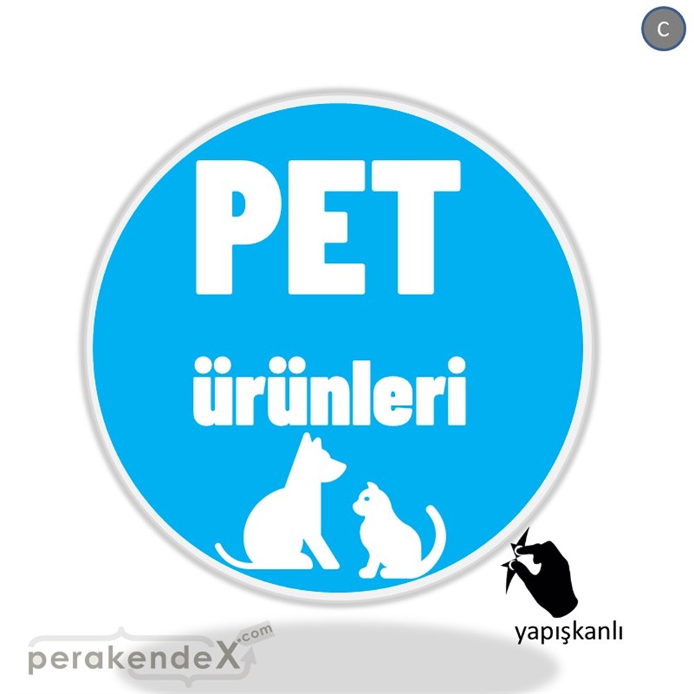 Pet Ürünleri Yazısı VİTRİN - CAM FOLYO,  VİNİL -oval,tek yön baskıvitrin - cam folyo,  vinil