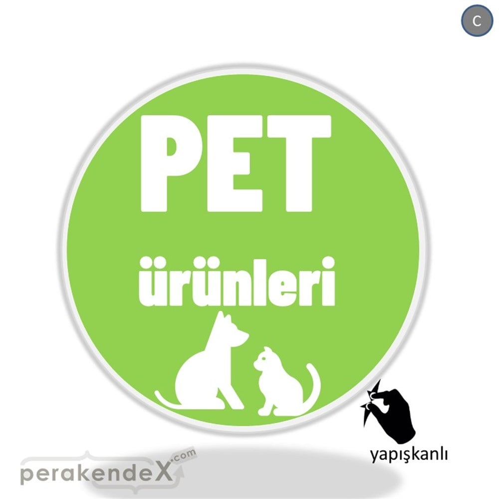 Pet Ürünleri Yazısı VİTRİN - CAM FOLYO,  VİNİL -oval,tek yön baskıvitrin - cam folyo,  vinil