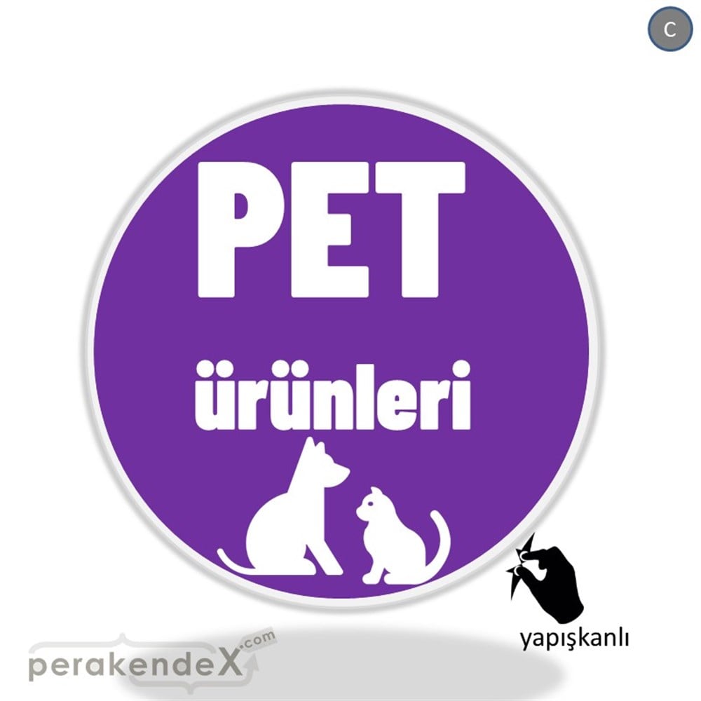 Pet Ürünleri Yazısı VİTRİN - CAM FOLYO,  VİNİL -oval,tek yön baskıvitrin - cam folyo,  vinil