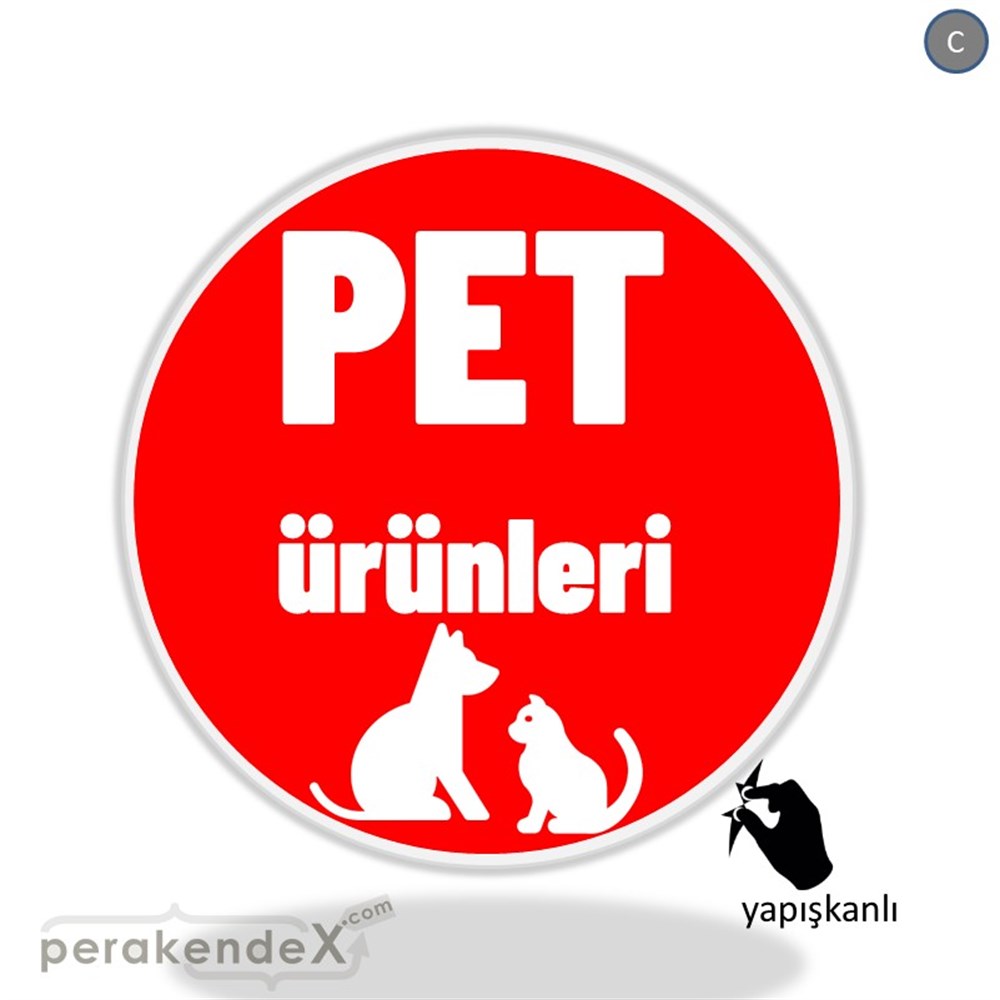Pet Ürünleri Yazısı VİTRİN - CAM FOLYO,  VİNİL -oval,tek yön baskıvitrin - cam folyo,  vinil