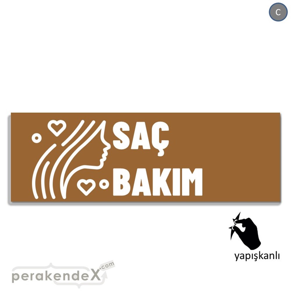 Saç Bakım Ürün Yazısı VİTRİN, CAM FOLYO,  VİNİL (BANNER) -dikdörtgen,tek yön baskıvitrin - cam folyo,  vinil