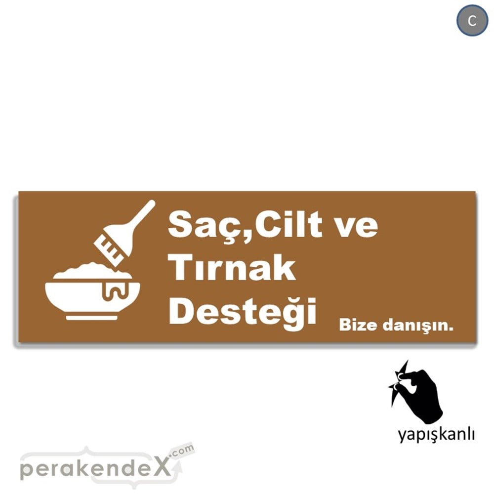 Saç,Cilt Ve Tırnak Desteği VİTRİN, CAM FOLYO,  VİNİL (BANNER) -dikdörtgen,tek yön baskıvitrin - cam folyo,  vinil