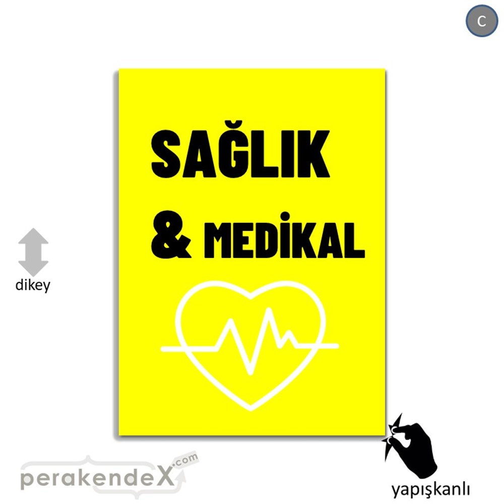 Sağlık Medikal Ürün Çeşitleri VİTRİN - CAM FOLYO,  VİNİL -dikdörtgen,tek yön baskıvitrin - cam folyo,  vinil