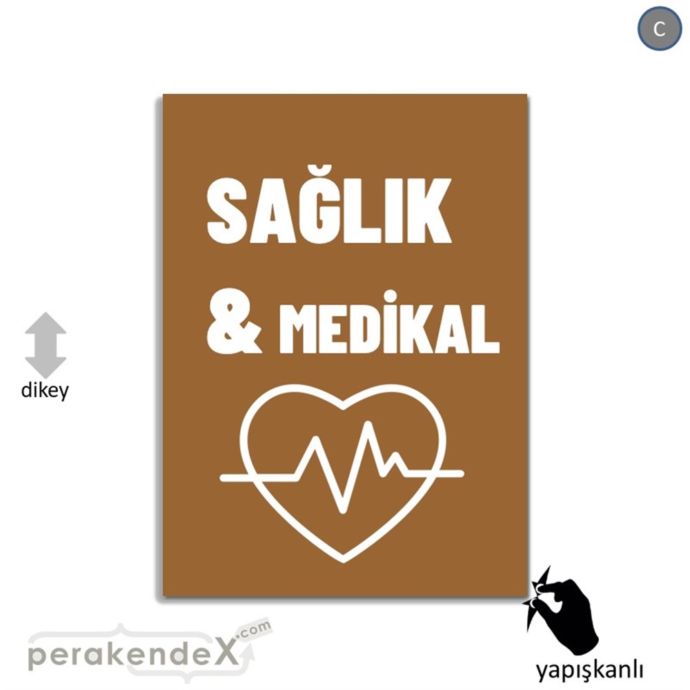 Sağlık Medikal Ürün Çeşitleri VİTRİN - CAM FOLYO,  VİNİL -dikdörtgen,tek yön baskıvitrin - cam folyo,  vinil