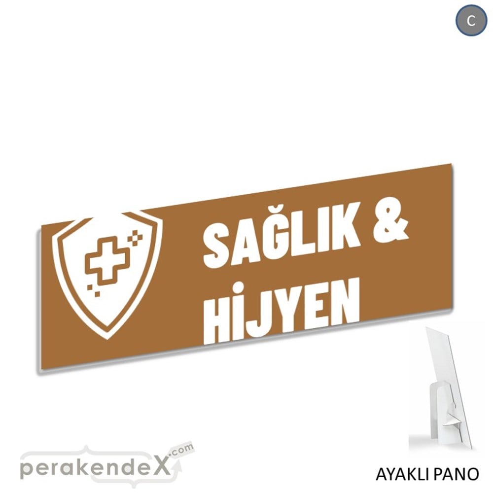 Sağlık Ve Hijyen Ürünleri KARTON AYAKLI POSTER,  PANO (BANNER) -dikdörtgen,tek yön baskıkarton ayaklı poster,  pano