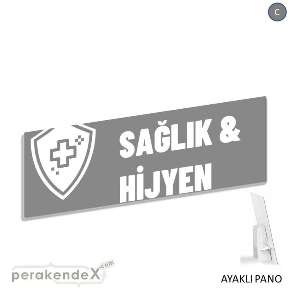 Sağlık Ve Hijyen Ürünleri KARTON AYAKLI POSTER,  PANO (BANNER) -dikdörtgen,tek yön baskıkarton ayaklı poster,  pano