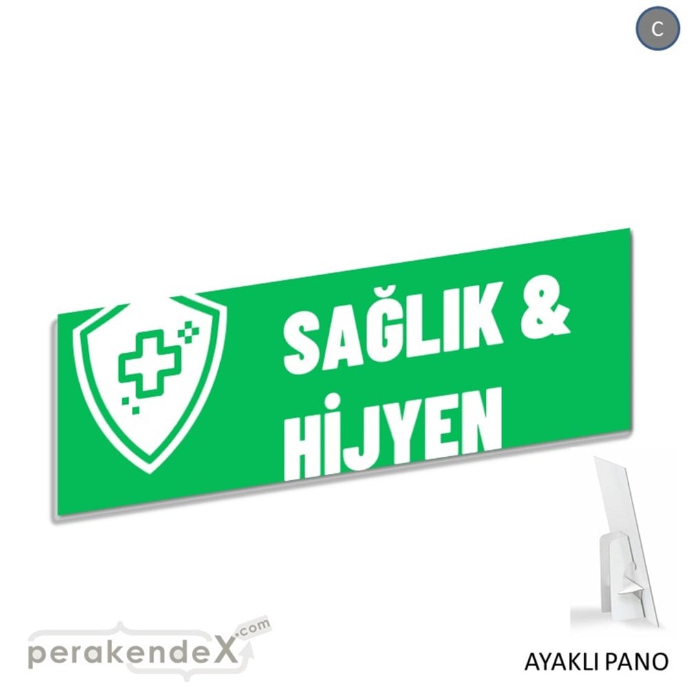 Sağlık Ve Hijyen Ürünleri KARTON AYAKLI POSTER,  PANO (BANNER) -dikdörtgen,tek yön baskıkarton ayaklı poster,  pano