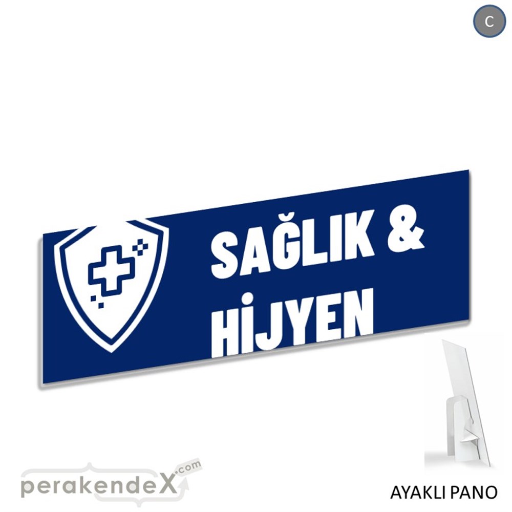 Sağlık Ve Hijyen Ürünleri KARTON AYAKLI POSTER,  PANO (BANNER) -dikdörtgen,tek yön baskıkarton ayaklı poster,  pano