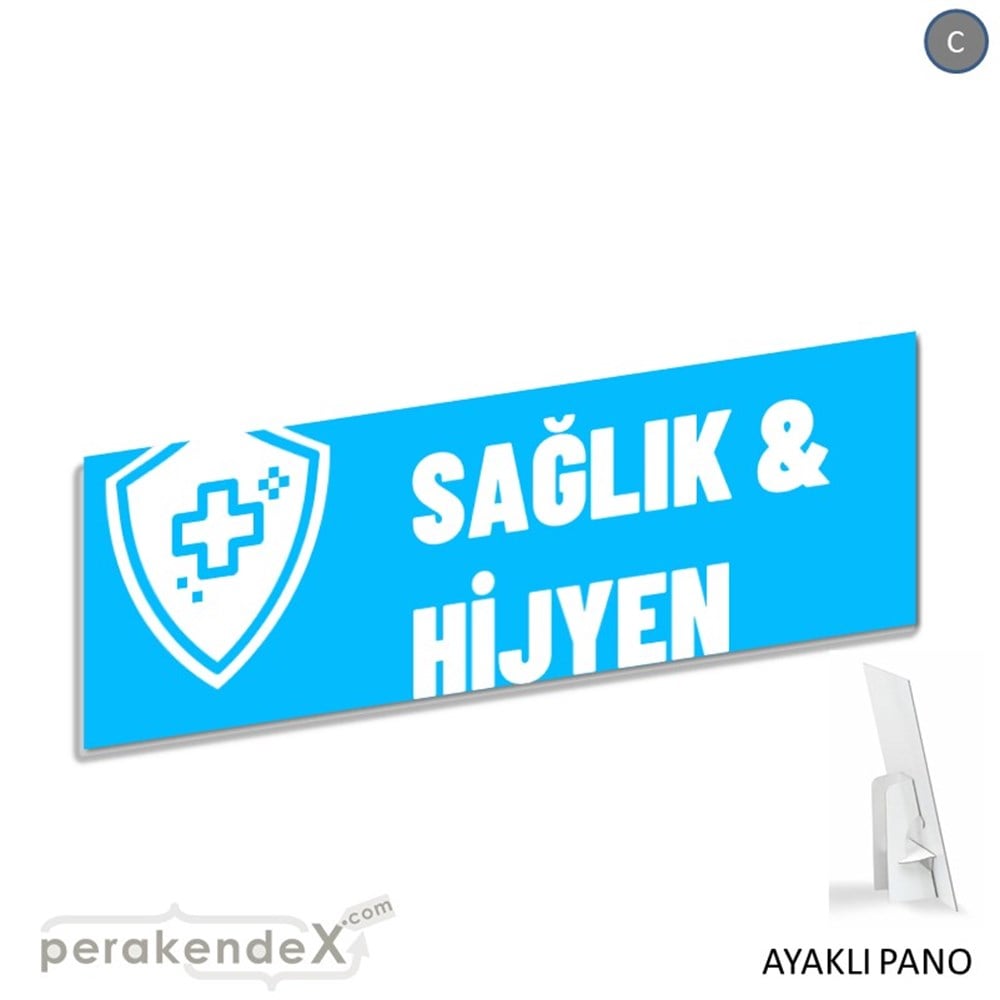 Sağlık Ve Hijyen Ürünleri KARTON AYAKLI POSTER,  PANO (BANNER) -dikdörtgen,tek yön baskıkarton ayaklı poster,  pano