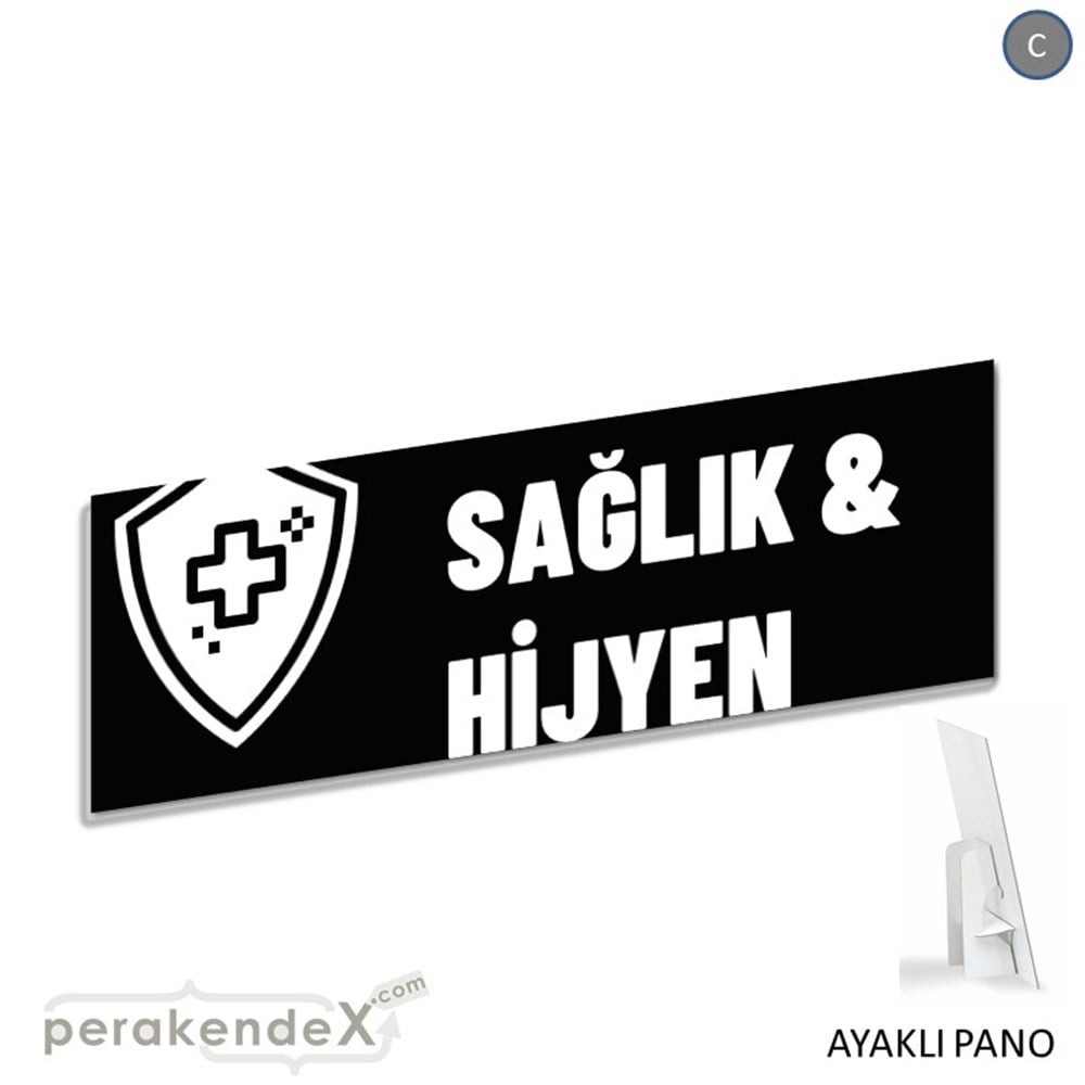 Sağlık Ve Hijyen Ürünleri KARTON AYAKLI POSTER,  PANO (BANNER) -dikdörtgen,tek yön baskıkarton ayaklı poster,  pano