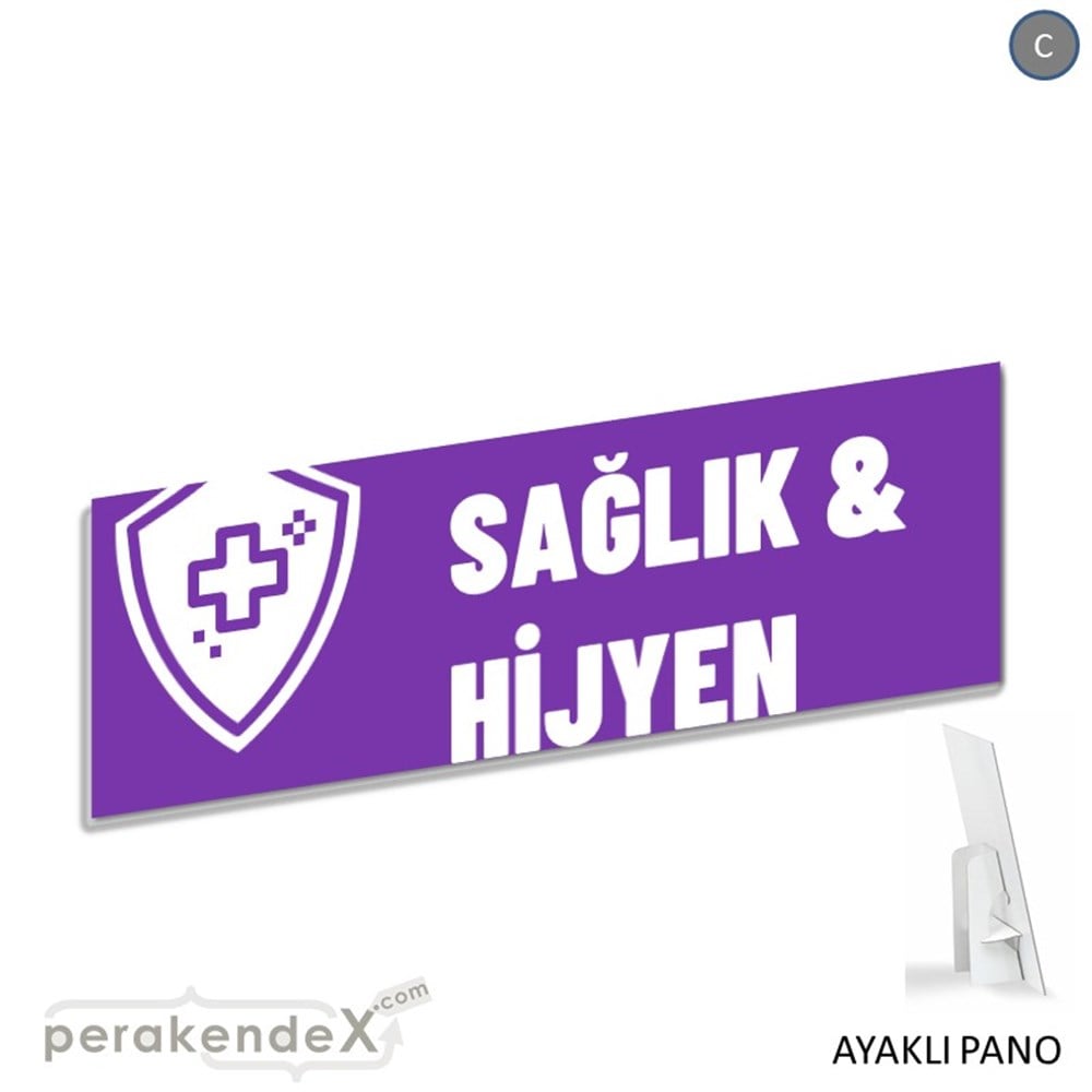 Sağlık Ve Hijyen Ürünleri KARTON AYAKLI POSTER,  PANO (BANNER) -dikdörtgen,tek yön baskıkarton ayaklı poster,  pano