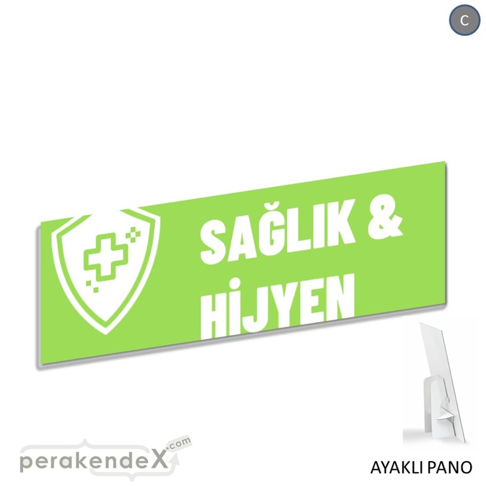 Sağlık Ve Hijyen Ürünleri KARTON AYAKLI POSTER,  PANO (BANNER) -dikdörtgen,tek yön baskıkarton ayaklı poster,  pano