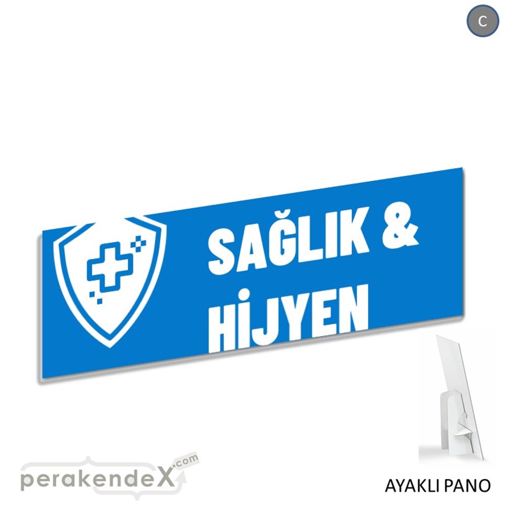 Sağlık Ve Hijyen Ürünleri KARTON AYAKLI POSTER,  PANO (BANNER) -dikdörtgen,tek yön baskıkarton ayaklı poster,  pano