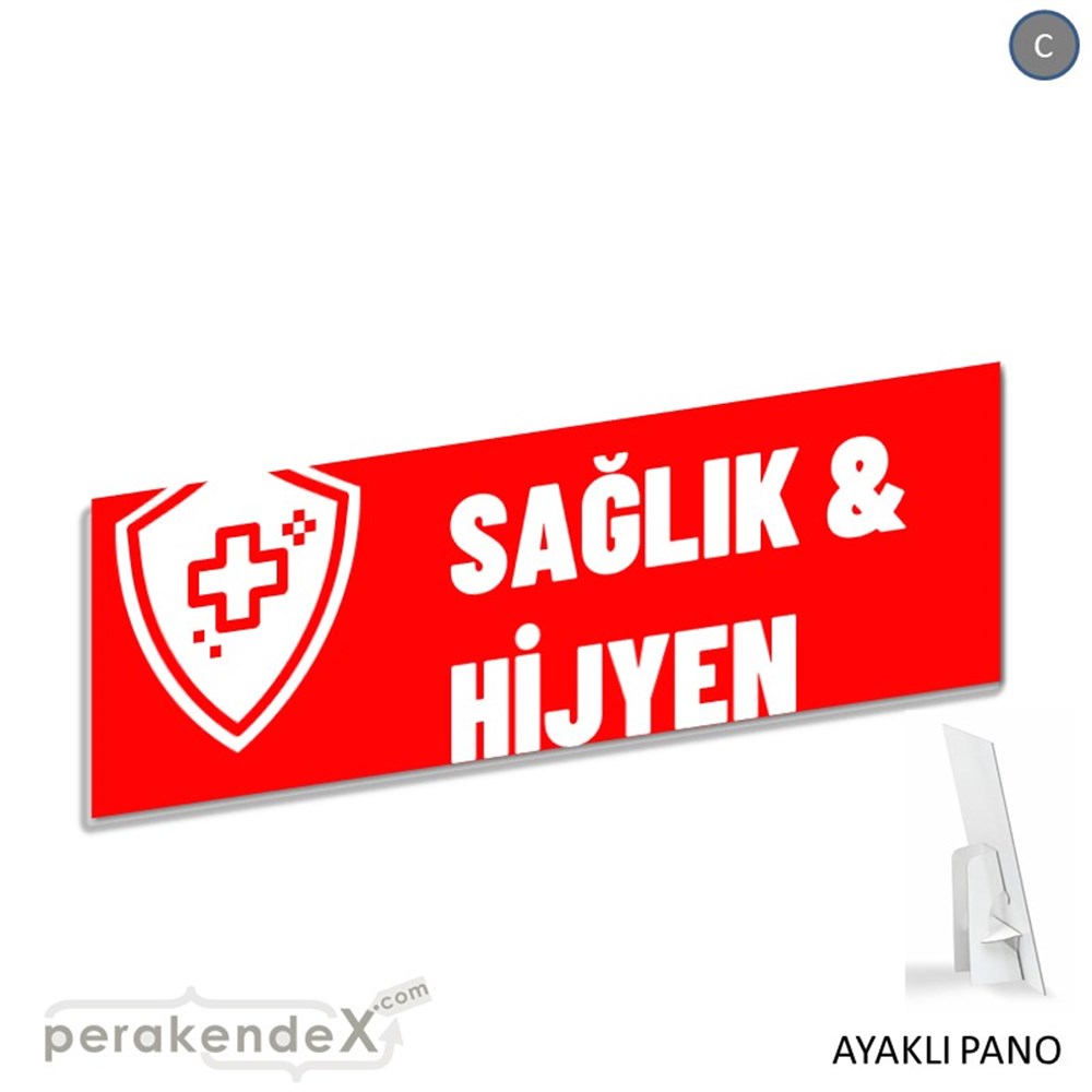 Sağlık Ve Hijyen Ürünleri KARTON AYAKLI POSTER,  PANO (BANNER) -dikdörtgen,tek yön baskıkarton ayaklı poster,  pano