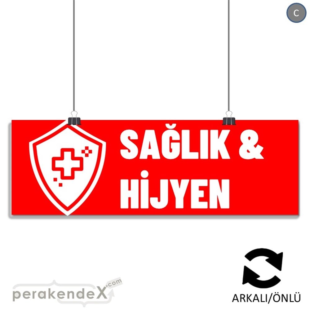 Sağlık Ve Hijyen Ürünleri SERT PLASTİK POSTER,  AFİŞ (BANNER) -dikdörtgen,çift yön baskısert plastik poster,  afiş