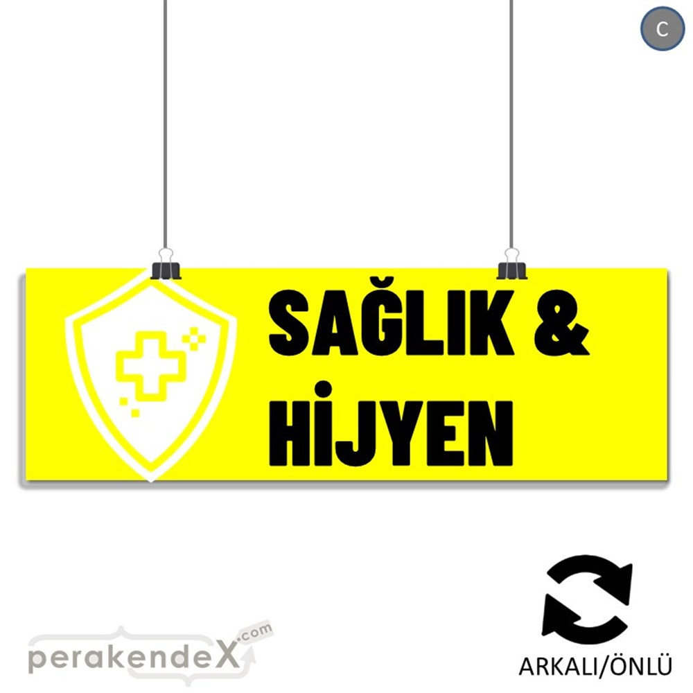 Sağlık Ve Hijyen Ürünleri SERT PLASTİK POSTER,  AFİŞ (BANNER) -dikdörtgen,çift yön baskısert plastik poster,  afiş