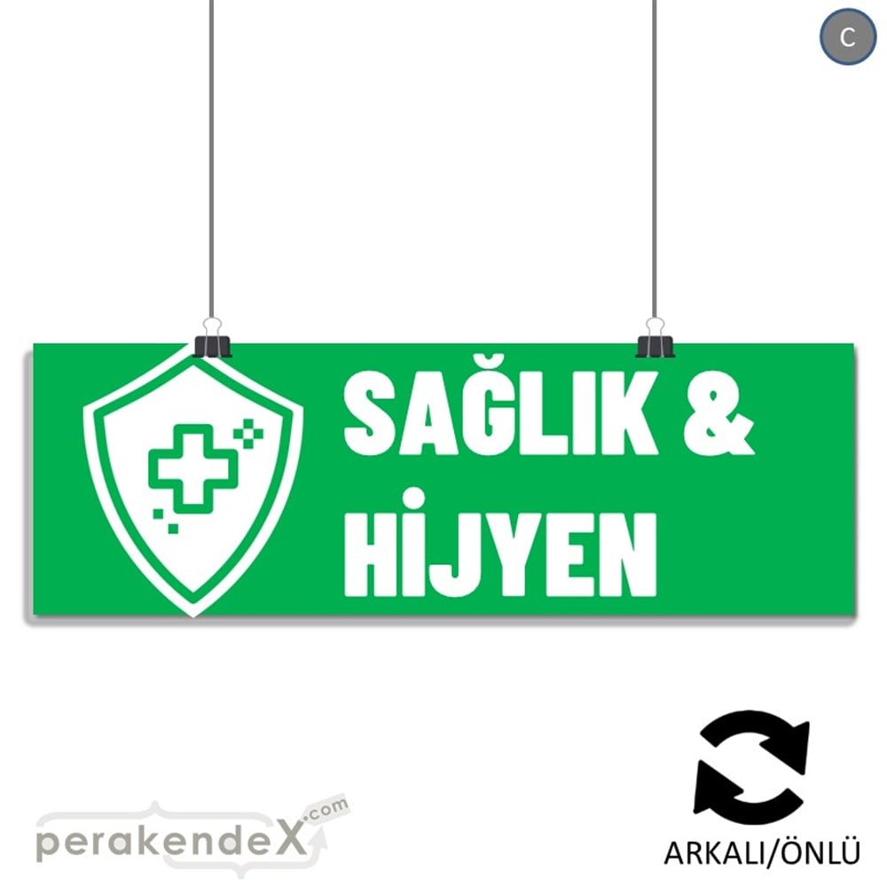 Sağlık Ve Hijyen Ürünleri SERT PLASTİK POSTER,  AFİŞ (BANNER) -dikdörtgen,çift yön baskısert plastik poster,  afiş