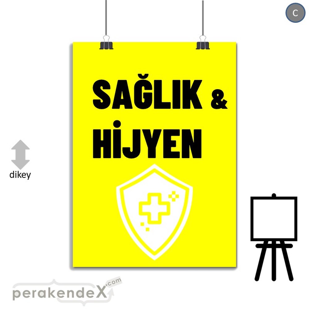 Sağlık Ve Hijyen Ürünleri SERT PLASTİK POSTER,  AFİŞ -dikdörtgen,tek yön baskısert plastik poster,  afiş