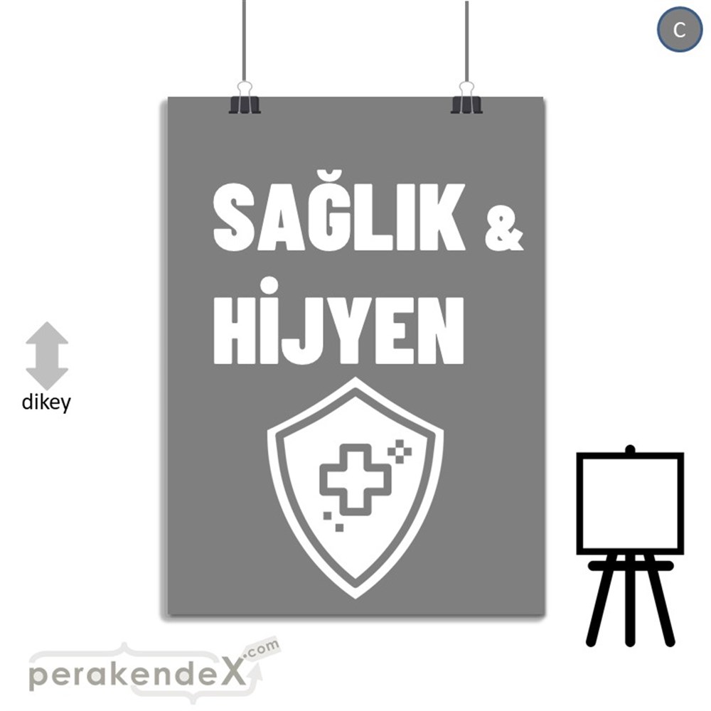 Sağlık Ve Hijyen Ürünleri SERT PLASTİK POSTER,  AFİŞ -dikdörtgen,tek yön baskısert plastik poster,  afiş