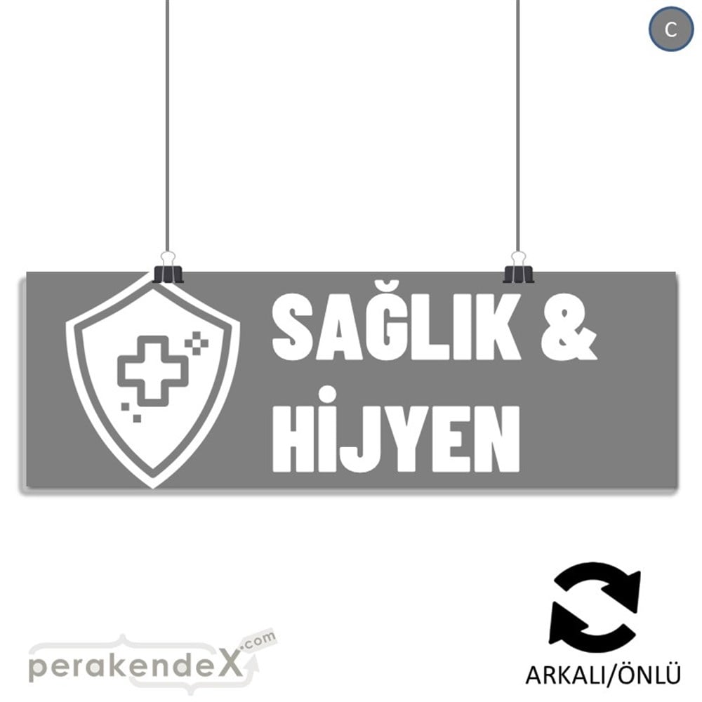 Sağlık Ve Hijyen Ürünleri SERT PLASTİK POSTER,  AFİŞ (BANNER) -dikdörtgen,çift yön baskısert plastik poster,  afiş