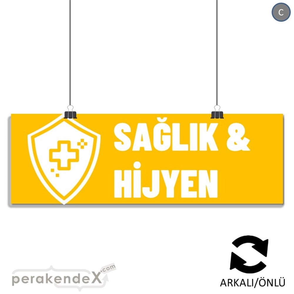 Sağlık Ve Hijyen Ürünleri SERT PLASTİK POSTER,  AFİŞ (BANNER) -dikdörtgen,çift yön baskısert plastik poster,  afiş