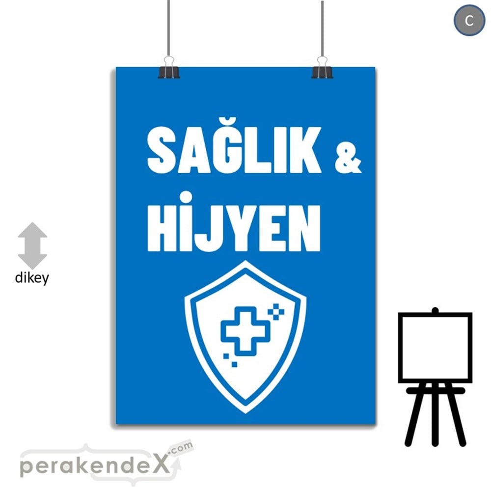 Sağlık Ve Hijyen Ürünleri SERT PLASTİK POSTER,  AFİŞ -dikdörtgen,tek yön baskısert plastik poster,  afiş