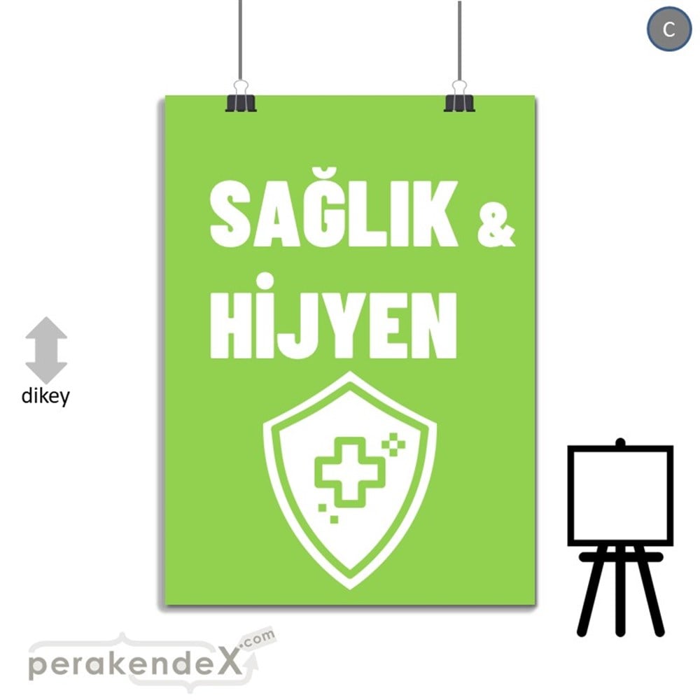 Sağlık Ve Hijyen Ürünleri SERT PLASTİK POSTER,  AFİŞ -dikdörtgen,tek yön baskısert plastik poster,  afiş