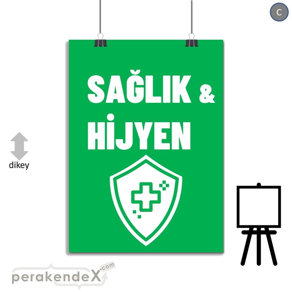 Sağlık Ve Hijyen Ürünleri SERT PLASTİK POSTER,  AFİŞ -dikdörtgen,tek yön baskısert plastik poster,  afiş