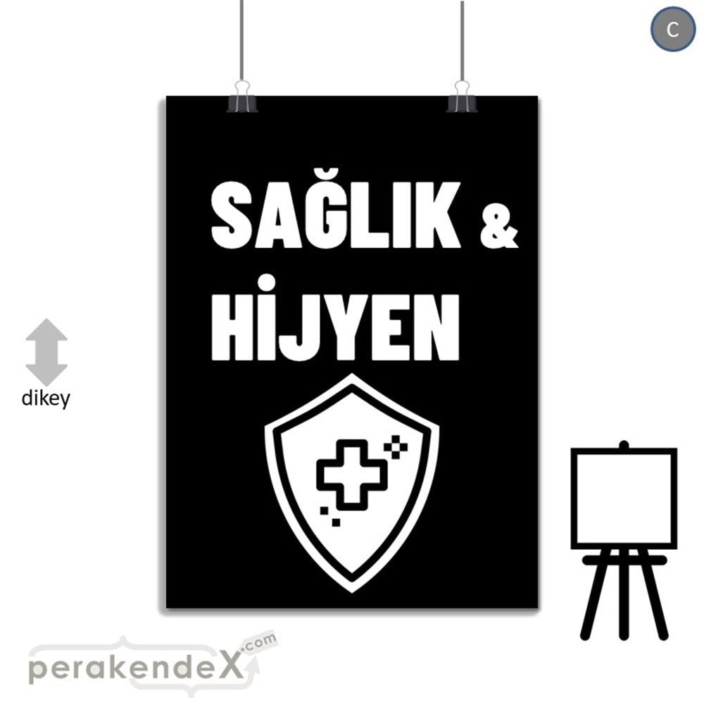 Sağlık Ve Hijyen Ürünleri SERT PLASTİK POSTER,  AFİŞ -dikdörtgen,tek yön baskısert plastik poster,  afiş