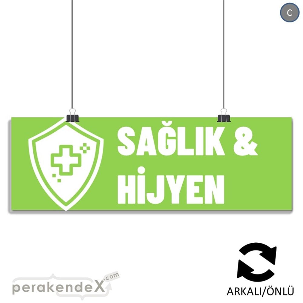 Sağlık Ve Hijyen Ürünleri SERT PLASTİK POSTER,  AFİŞ (BANNER) -dikdörtgen,çift yön baskısert plastik poster,  afiş