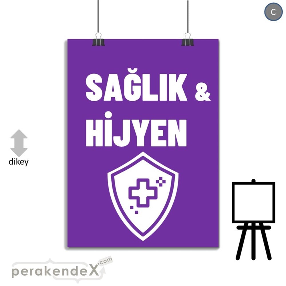 Sağlık Ve Hijyen Ürünleri SERT PLASTİK POSTER,  AFİŞ -dikdörtgen,tek yön baskısert plastik poster,  afiş