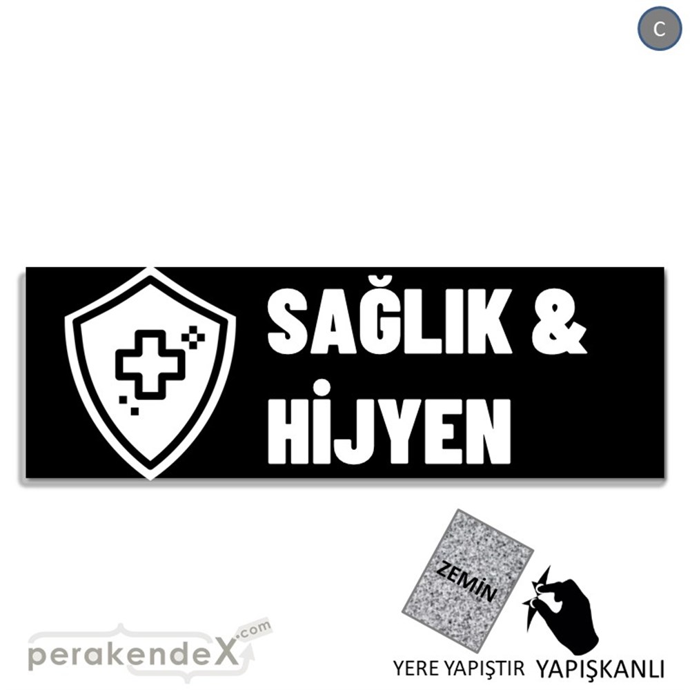 Sağlık Ve Hijyen Ürünleri YER - ZEMİN FOLYO,  VİNİL (BANNER) -dikdörtgen,tek yön baskıyer - zemin folyo,  vinil