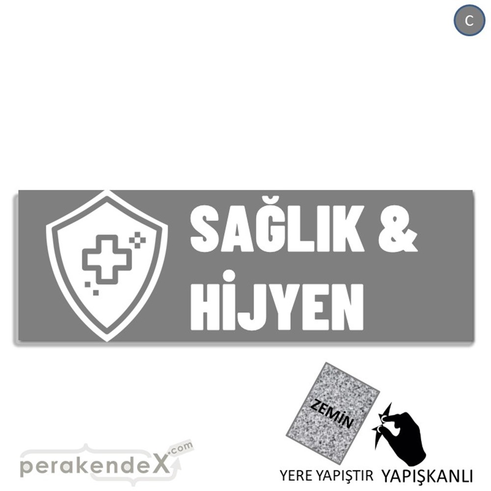 Sağlık Ve Hijyen Ürünleri YER - ZEMİN FOLYO,  VİNİL (BANNER) -dikdörtgen,tek yön baskıyer - zemin folyo,  vinil