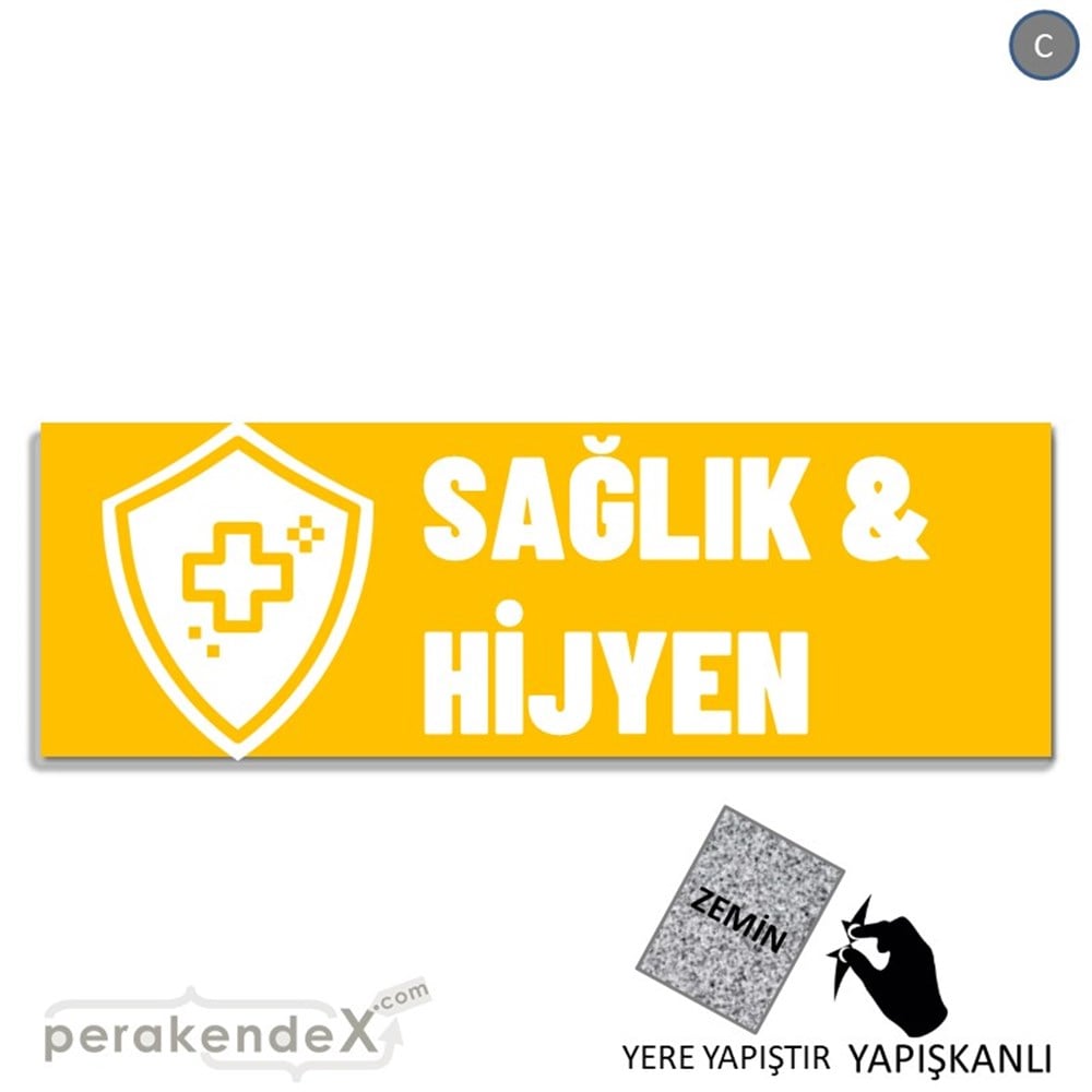 Sağlık Ve Hijyen Ürünleri YER - ZEMİN FOLYO,  VİNİL (BANNER) -dikdörtgen,tek yön baskıyer - zemin folyo,  vinil