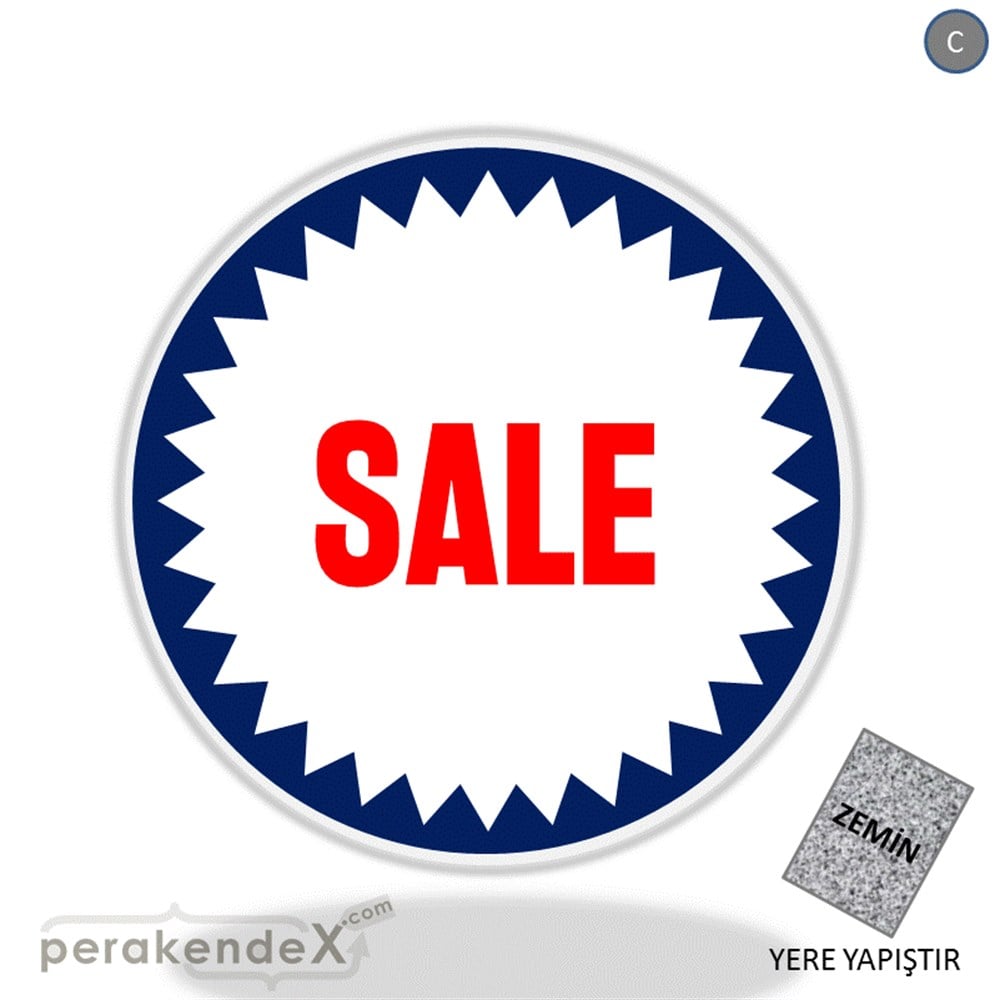 sale * YER ZEMİNE YAPIŞIR -oval,tek yön baskı