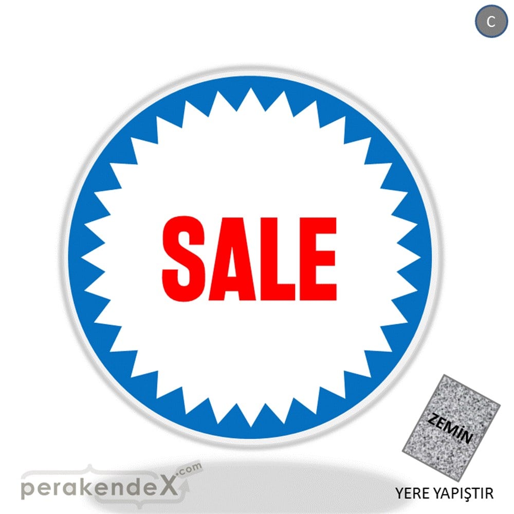 sale * YER ZEMİNE YAPIŞIR -oval,tek yön baskı