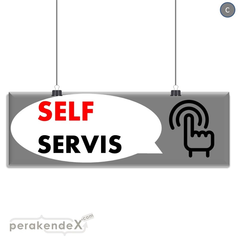 Self Servis Hizmet SERT PLASTİK POSTER,  AFİŞ (BANNER) -dikdörtgen,tek yön baskısert plastik poster,  afiş