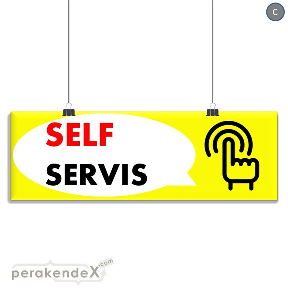 Self Servis Hizmet SERT PLASTİK POSTER,  AFİŞ (BANNER) -dikdörtgen,tek yön baskısert plastik poster,  afiş