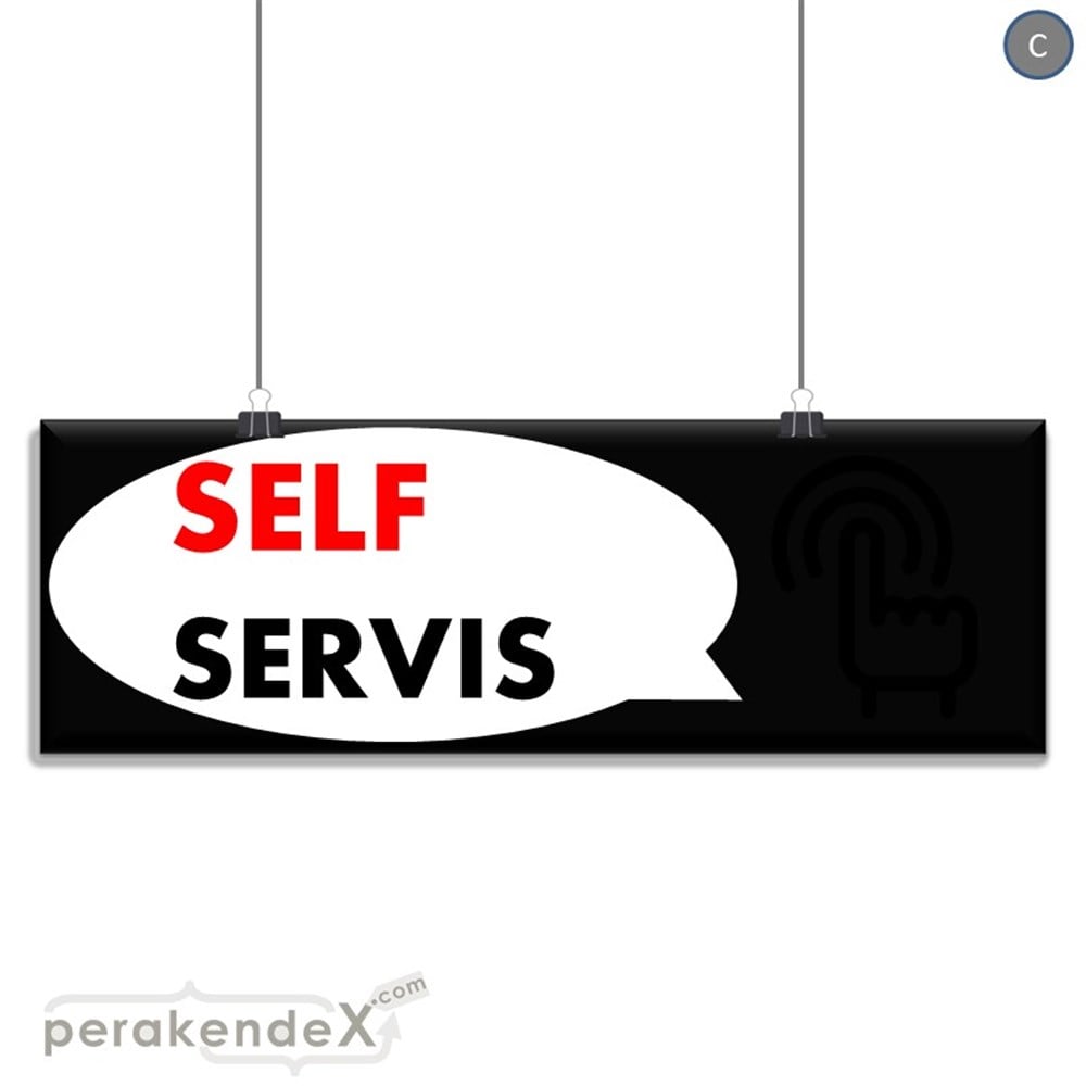 Self Servis Hizmet SERT PLASTİK POSTER,  AFİŞ (BANNER) -dikdörtgen,tek yön baskısert plastik poster,  afiş