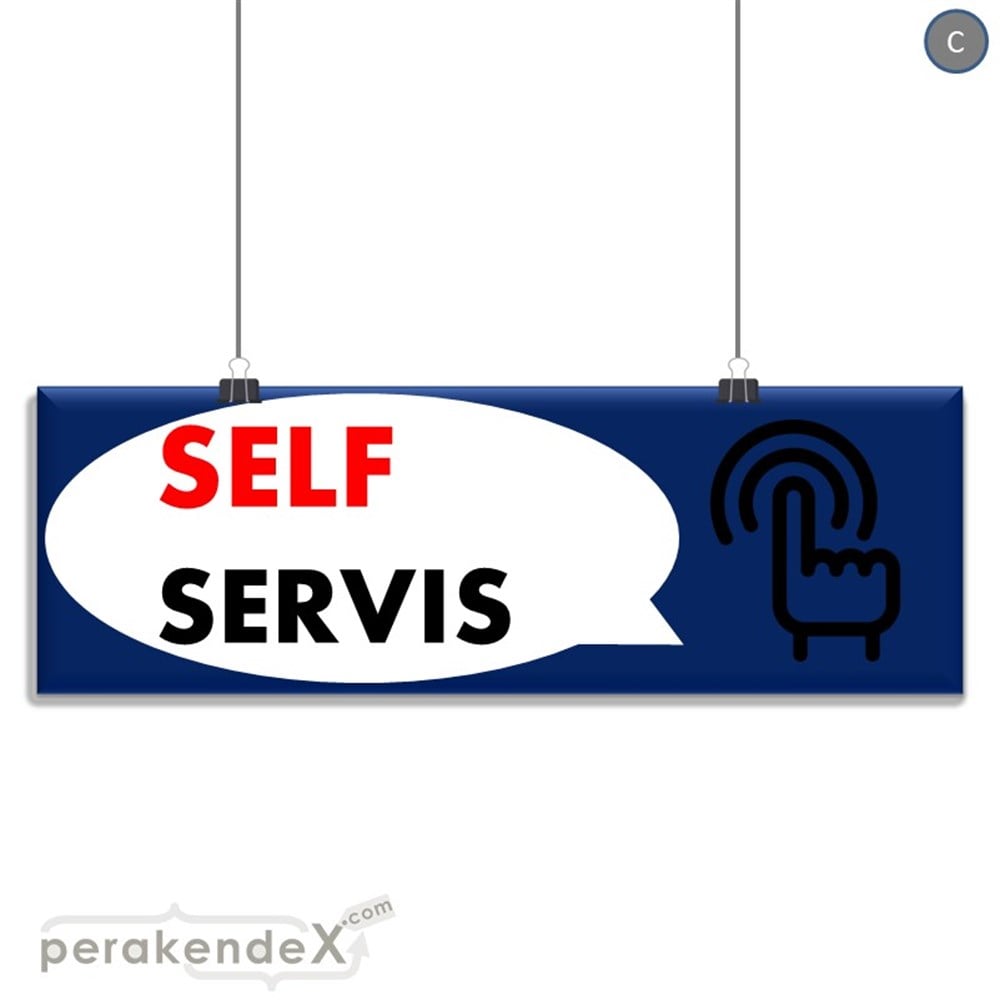 Self Servis Hizmet SERT PLASTİK POSTER,  AFİŞ (BANNER) -dikdörtgen,tek yön baskısert plastik poster,  afiş