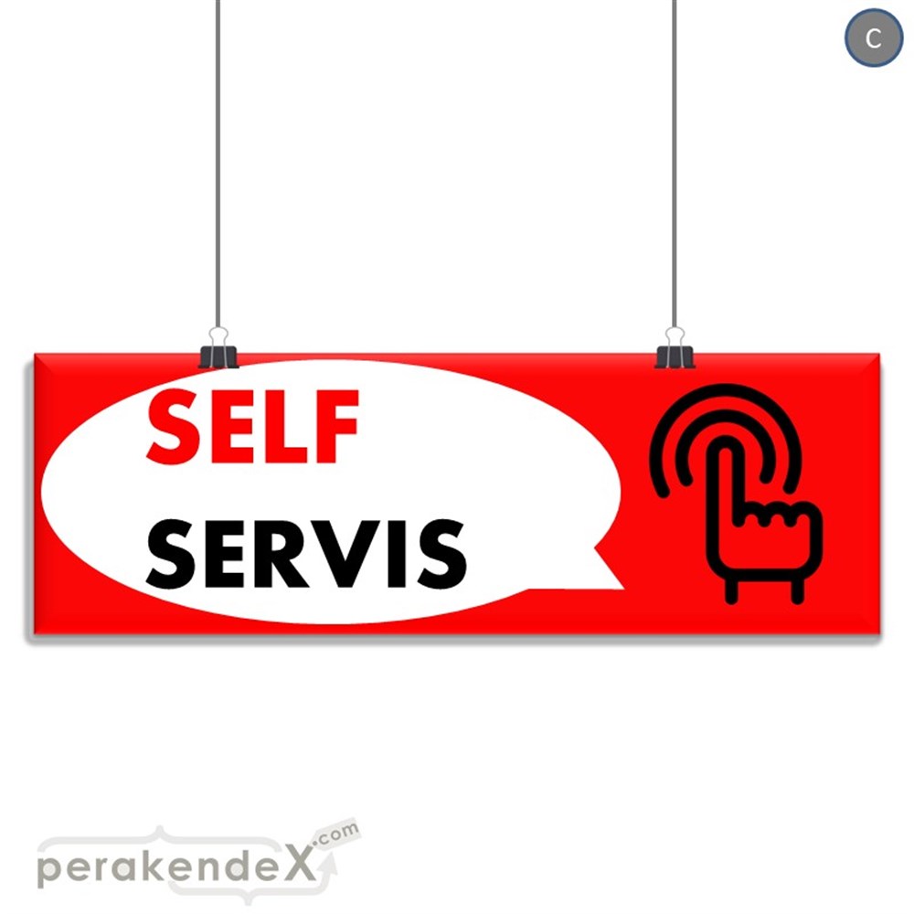Self Servis Hizmet SERT PLASTİK POSTER,  AFİŞ (BANNER) -dikdörtgen,tek yön baskısert plastik poster,  afiş