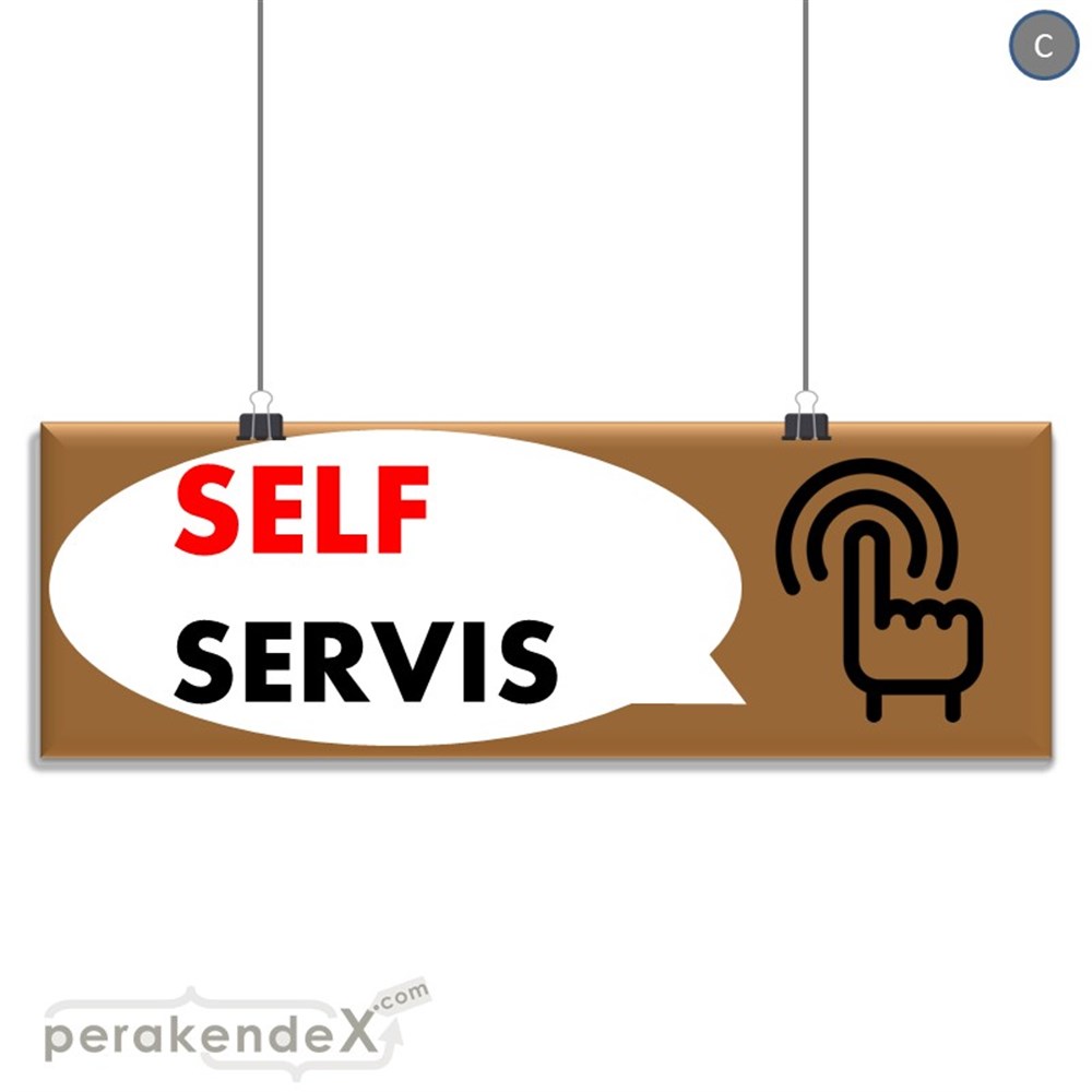 Self Servis Hizmet SERT PLASTİK POSTER,  AFİŞ (BANNER) -dikdörtgen,tek yön baskısert plastik poster,  afiş