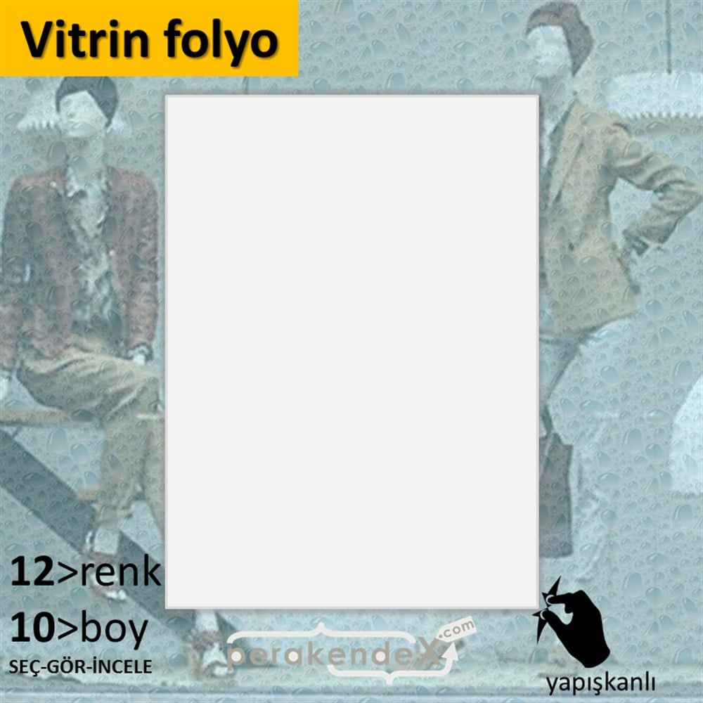 Sen Tasarla Biz Düzenler Onay Alır Göndeririz. VİTRİN - CAM FOLYO,  VİNİL -dikdörtgen,tek yön baskıvitrin - cam folyo,  vinil