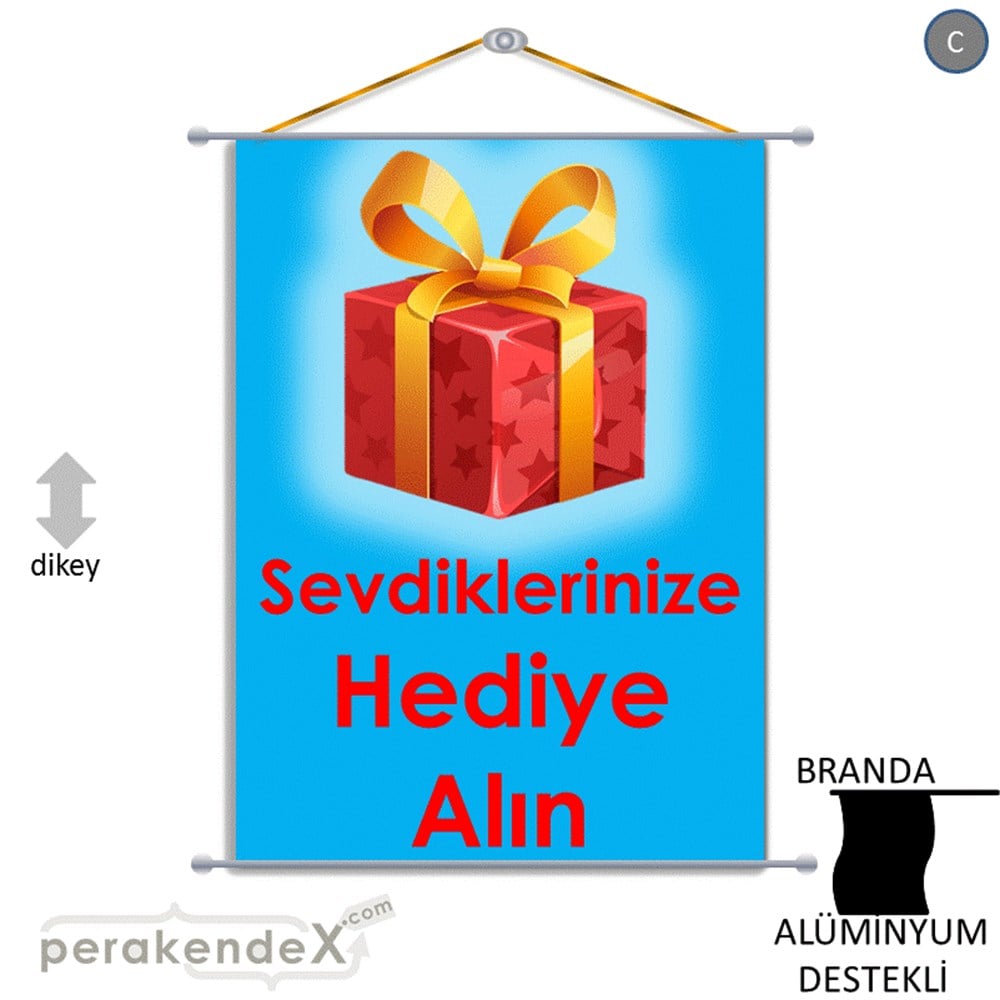 Sevdiklerinize Hediye Alın BRANDA POSTER,  AFİŞ -dikdörtgen,tek yön baskı